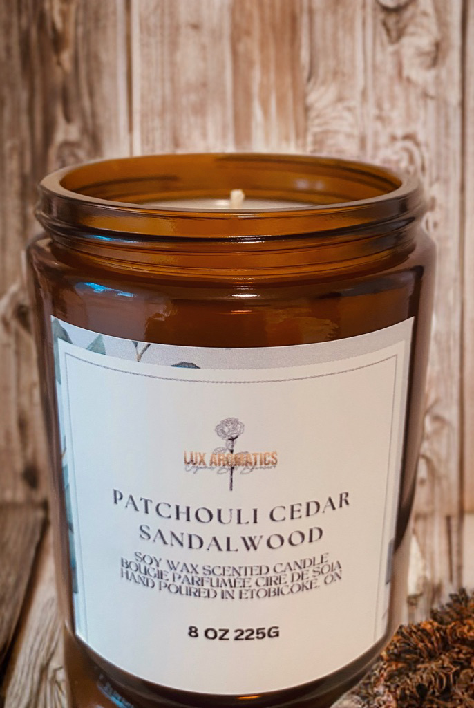 Patchouli Cedar Sandalwood Candle